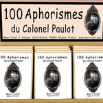 100 Aphorismes du Colonel Paulot - fin de soirée solitaire - Rouge et Noir