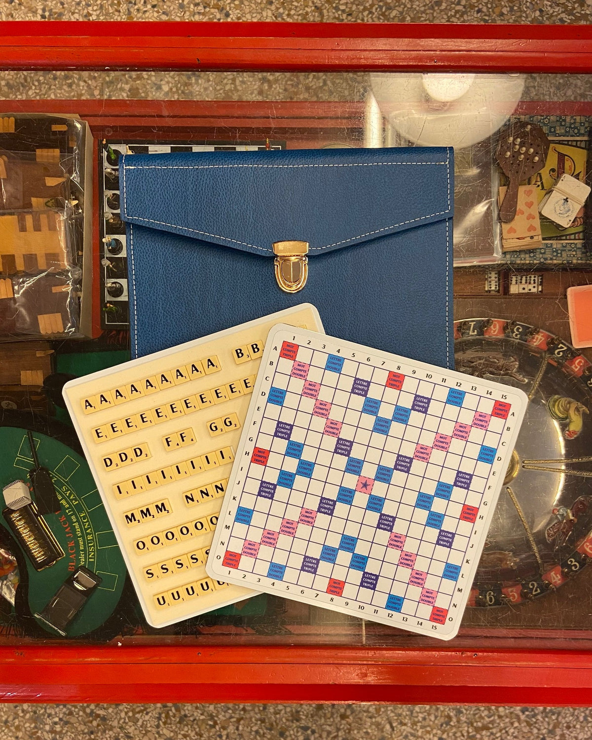 Jeu de scrabble magnétique pour voyage ou compétition