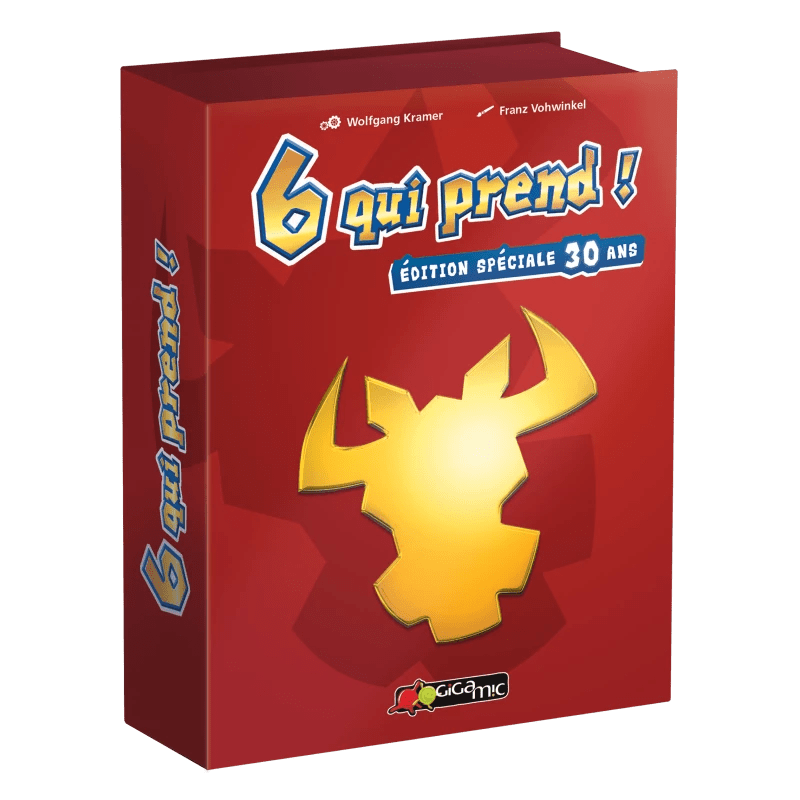6 qui prend ! Édition spéciale 30 ans - jeu de plateau de stratégie et ambiance - Rouge et Noir