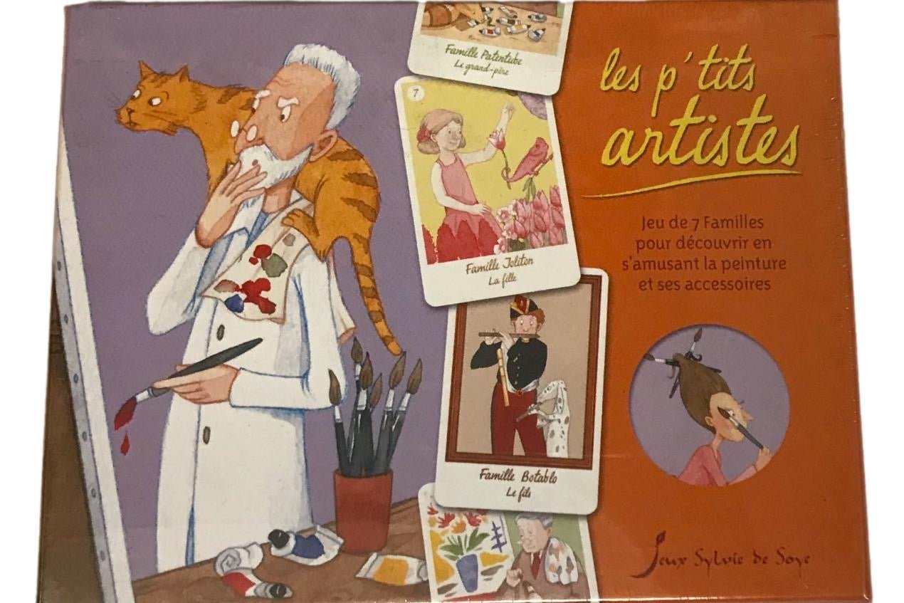 7 familles - Les petits artistes - Cartes Enfants - Rouge et Noir