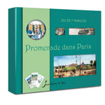 7 Familles - S de S - Promenades dans Paris - Cartes Enfants - Rouge et Noir