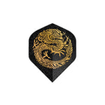 Ailettes Elkadart - Dragon Flight - accessoire Fléchettes - Rouge et Noir