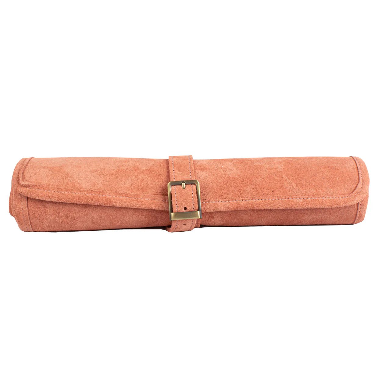 Backgammon de voyage - Roulable - Cuir Rose - Backgammon en cuir de voyage - Rouge et Noir