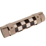 Backgammon / Echecs de voyage - Roulable - Style cuir - Magnétique - Backgammon en cuir vegan de voyage - Rouge et Noir