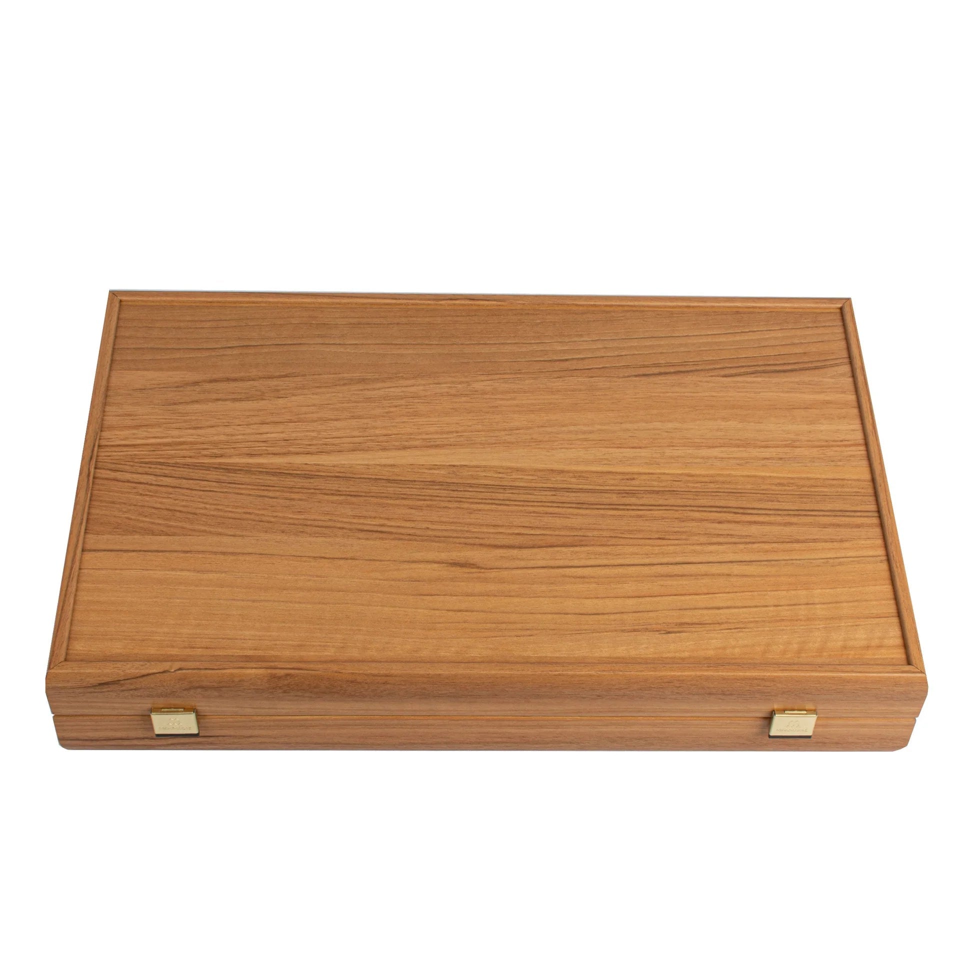 Backgammon en Bois et Cuir Vegan - Framboise - Backgammon en bois marqueté et cuir vegan cadeau adulte - Rouge et Noir