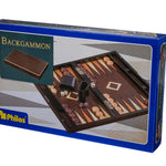Backgammon Sifnos - Backgammon en bois marqueté cadeau adulte - Rouge et Noir