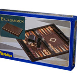 Backgammon Sifnos - Backgammon en bois marqueté cadeau adulte - Rouge et Noir