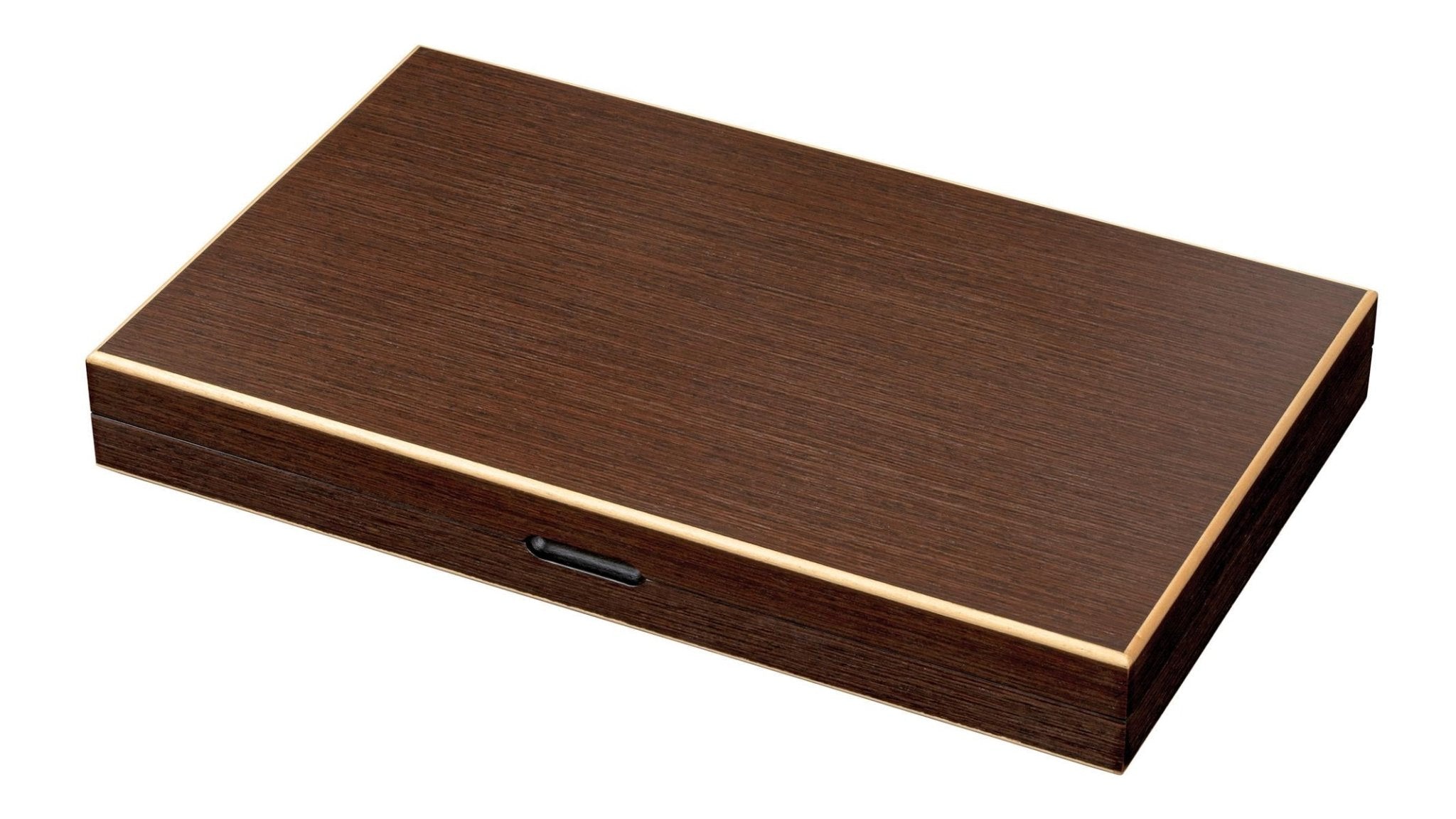 Backgammon Sifnos - Backgammon en bois marqueté cadeau adulte - Rouge et Noir