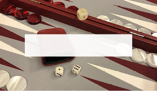 backgammon haut de gamme Rouge et Noir 