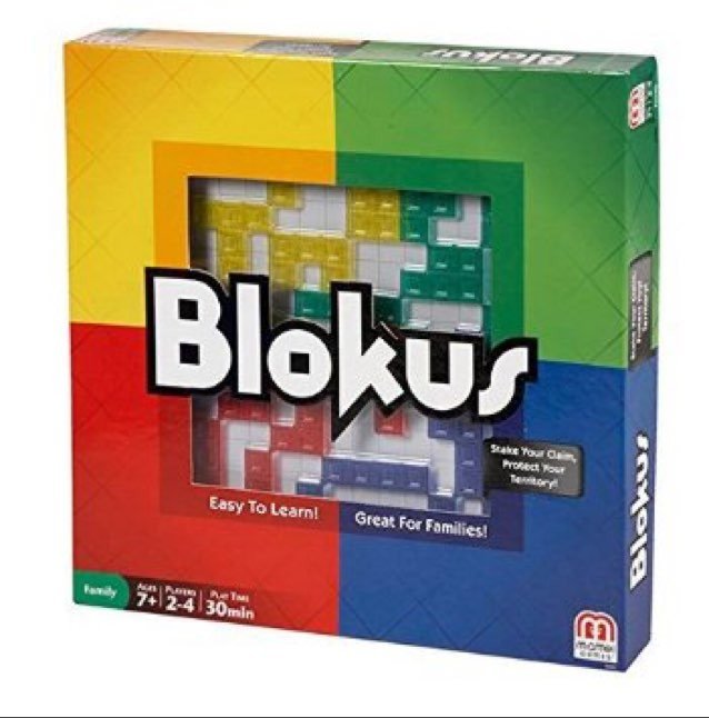 Blokus - Jeu de plateau de stratégie à deux - Rouge et Noir