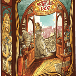 Bruxelles 1893 / Belle Époque - Jeu de plateau de stratégie à deux - Rouge et Noir