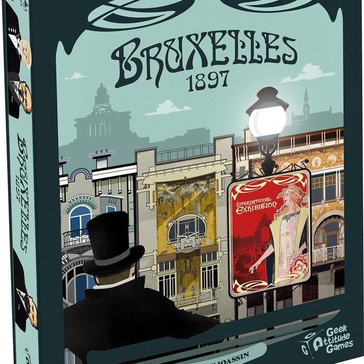 Bruxelles 1897 - Jeu de plateau de stratégie à deux - Rouge et Noir