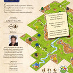Carcassonne - Jeu de plateau de stratégie à deux enfants cadeau - 12a - Rouge et Noir