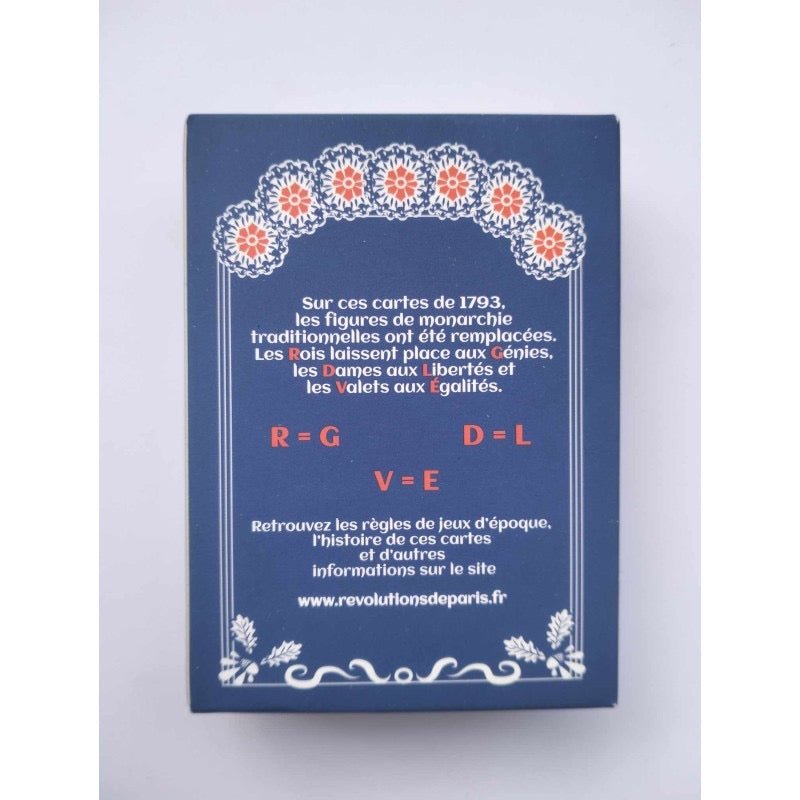 Cartes à jouer - Révolution - Cartes à jouer - Rouge et Noir