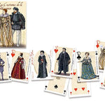 Cartes Costumes de la renaissance - Cartes à jouer - Rouge et Noir