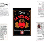 Cartes de divination La voyante - jeu divinatoire - Rouge et Noir