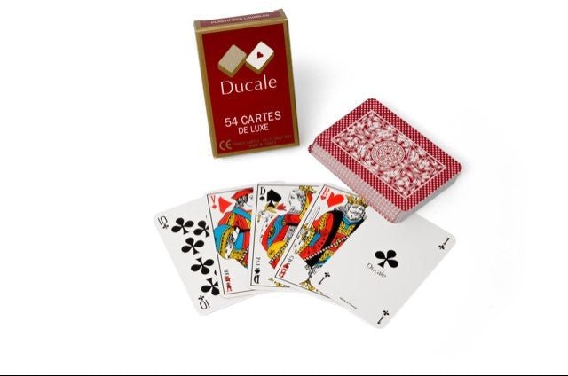 Cartes Ducale - 54 cartes - Cartes à jouer - Rouge et Noir