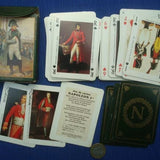 Cartes Dusserre - Jeu Napoléon 1er - Cartes à jouer - Rouge et Noir