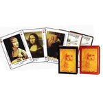 Cartes DUSSERRE - Léonard de Vinci - Cartes à jouer - Rouge et Noir