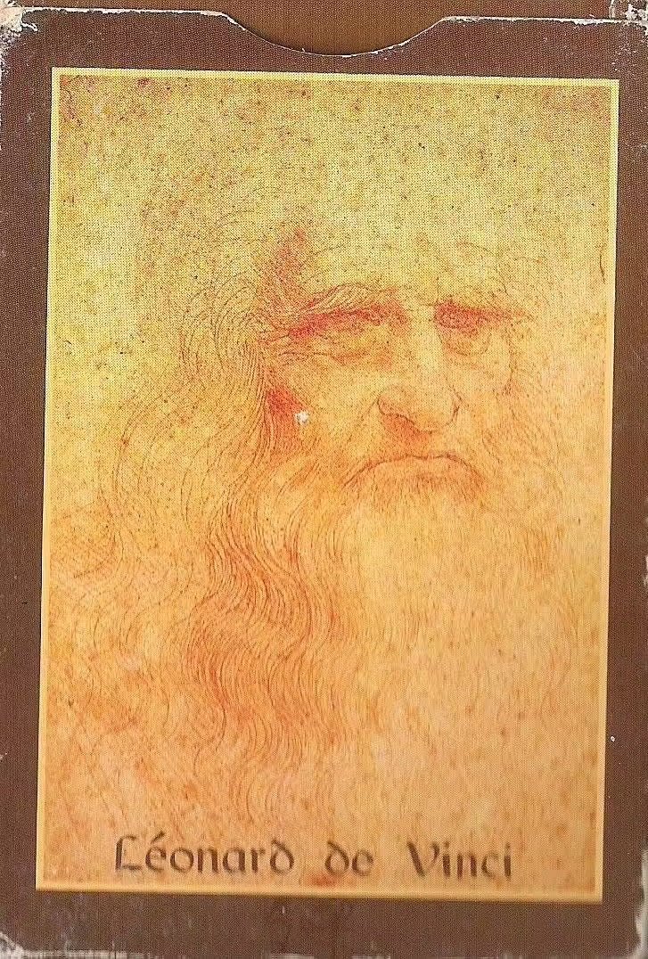 Cartes DUSSERRE - Léonard de Vinci - Cartes à jouer - Rouge et Noir