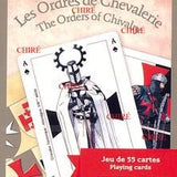 Cartes DUSSERRE - Les Ordres de Chevalerie - Cartes Enfants - Rouge et Noir