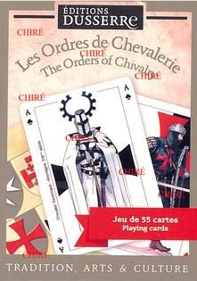 Cartes DUSSERRE - Les Ordres de Chevalerie - Cartes Enfants - Rouge et Noir