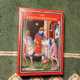 Cartes DUSSERRE - Les Saints Guérisseurs - jeu de cartes illustrées - Rouge et Noir