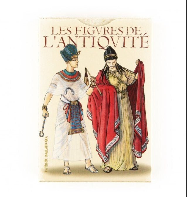 Cartes Figures de l'antiquité - Cartes à jouer - Rouge et Noir