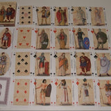 Cartes Figures de l'antiquité - Cartes à jouer - Rouge et Noir