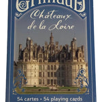 Cartes GRIMAUD - Château de la Loire - Cartes à jouer - Rouge et Noir