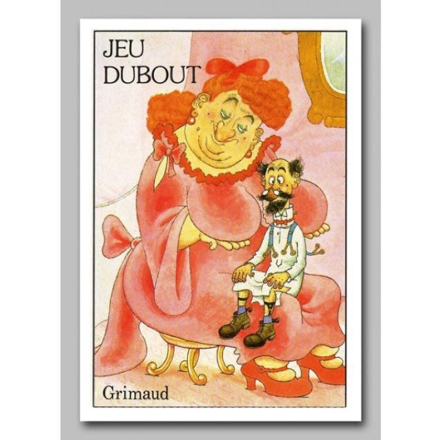 Cartes GRIMAUD - Jeu Dubout - Cartes à jouer - Rouge et Noir