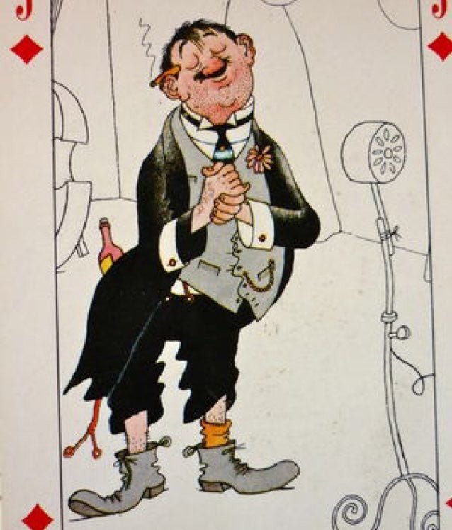 Cartes GRIMAUD - Jeu Dubout - Cartes à jouer - Rouge et Noir