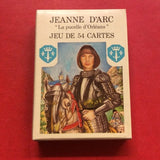 Cartes Jeanne d'Arc La Pucelle d'Orléans - Cartes à jouer - Rouge et Noir