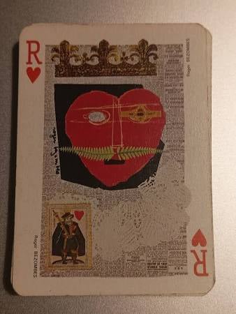 Cartes Jeu des peintres - Antiquités / Jeux anciens - Rouge et Noir