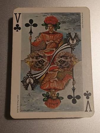 Cartes Jeu des peintres - Antiquités / Jeux anciens - Rouge et Noir