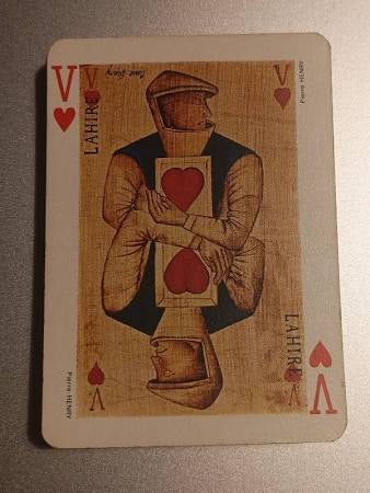 Cartes Jeu des peintres - Antiquités / Jeux anciens - Rouge et Noir