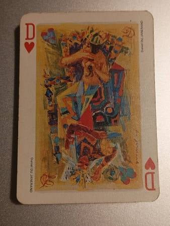 Cartes Jeu des peintres - Antiquités / Jeux anciens - Rouge et Noir