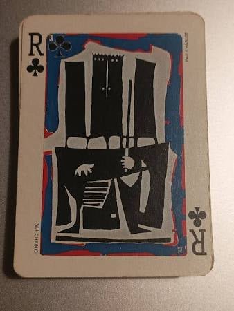 Cartes Jeu des peintres - Antiquités / Jeux anciens - Rouge et Noir