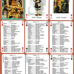 Cartes Métiers et leurs protecteurs - Cartes à jouer - Rouge et Noir