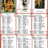 Cartes Métiers et leurs protecteurs - Cartes à jouer - Rouge et Noir
