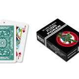 Cartes NTP Floreale - 100 % plastique - cartes de poker - Rouge et Noir