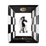 Casse - tête - Cast Huzzle - Chess knight - casse - tête métal - Rouge et Noir