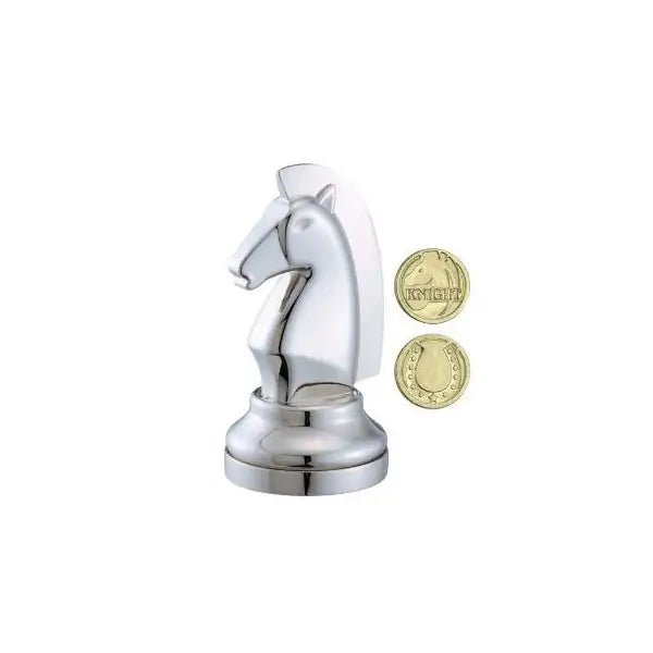Casse - tête - Cast Huzzle - Chess knight - casse - tête métal - Rouge et Noir