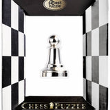 Casse - tête - Cast Huzzle - Chess pawn - casse - tête métal - Rouge et Noir