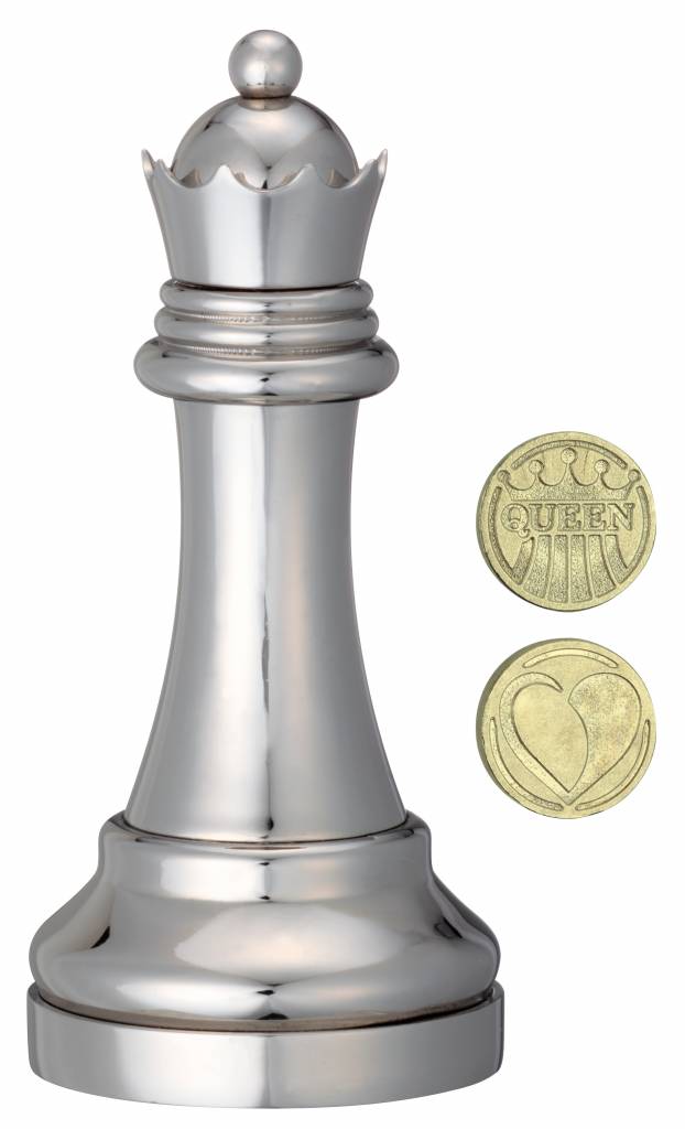 Casse - tête - Cast Huzzle - Chess Queen - casse - tête métal - Rouge et Noir