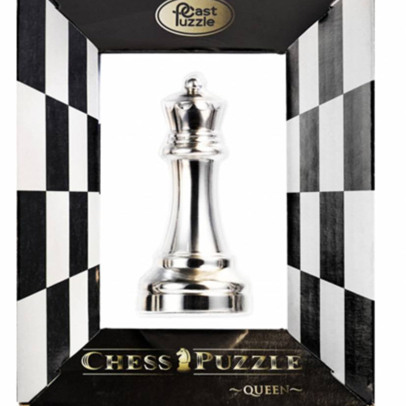 Casse - tête - Cast Huzzle - Chess Queen - casse - tête métal - Rouge et Noir