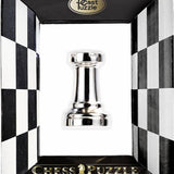 Casse - tête - Cast Huzzle - Chess Rook - casse - tête métal - Rouge et Noir