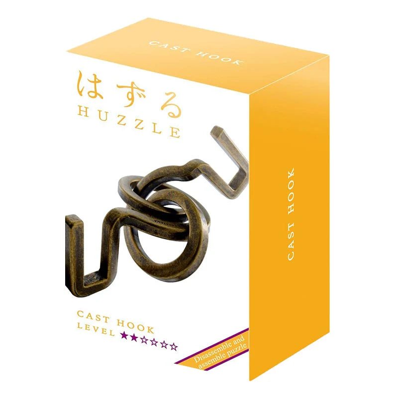 Casse - tête métal Hanayama - Huzzle - Hook - casse - tête métal enfant - Rouge et Noir