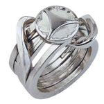Casse - tête métal Hanayama - Huzzle - Ring II - casse - tête métal - Rouge et Noir