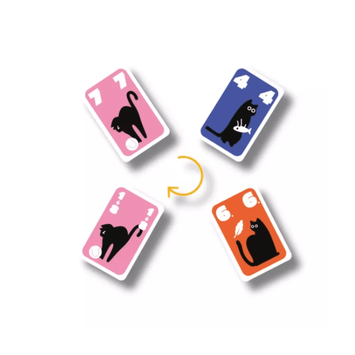 Cat Trick - Jeu de plateau ambiance - Rouge et Noir
